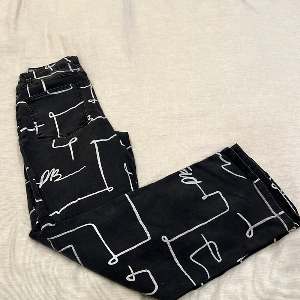 Weworewhat scribble jeans. Size 28